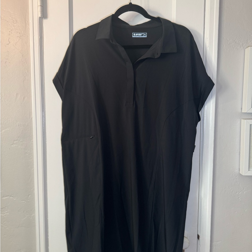 Hi-Tec Black Collared Shirt